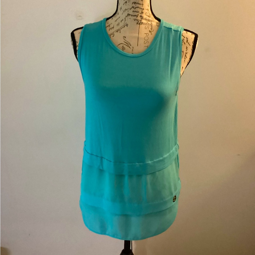 NWOT Micheal Korrs Ocean Blue Tank Top Size S
